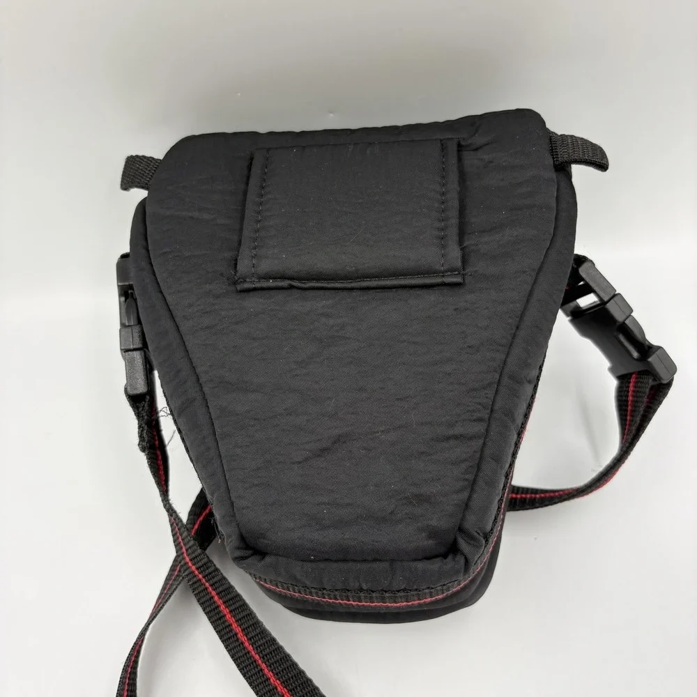 Pentax Black Nylon‎ Camera Shoulder Holster Bag Belt Loop Padded Strap Case DSLR